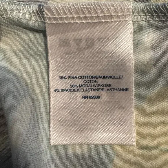 Lands End Tropical Print Sleeveless Fit & Flare Mock Wrap Floral Medium Dress - Picture 8 of 8